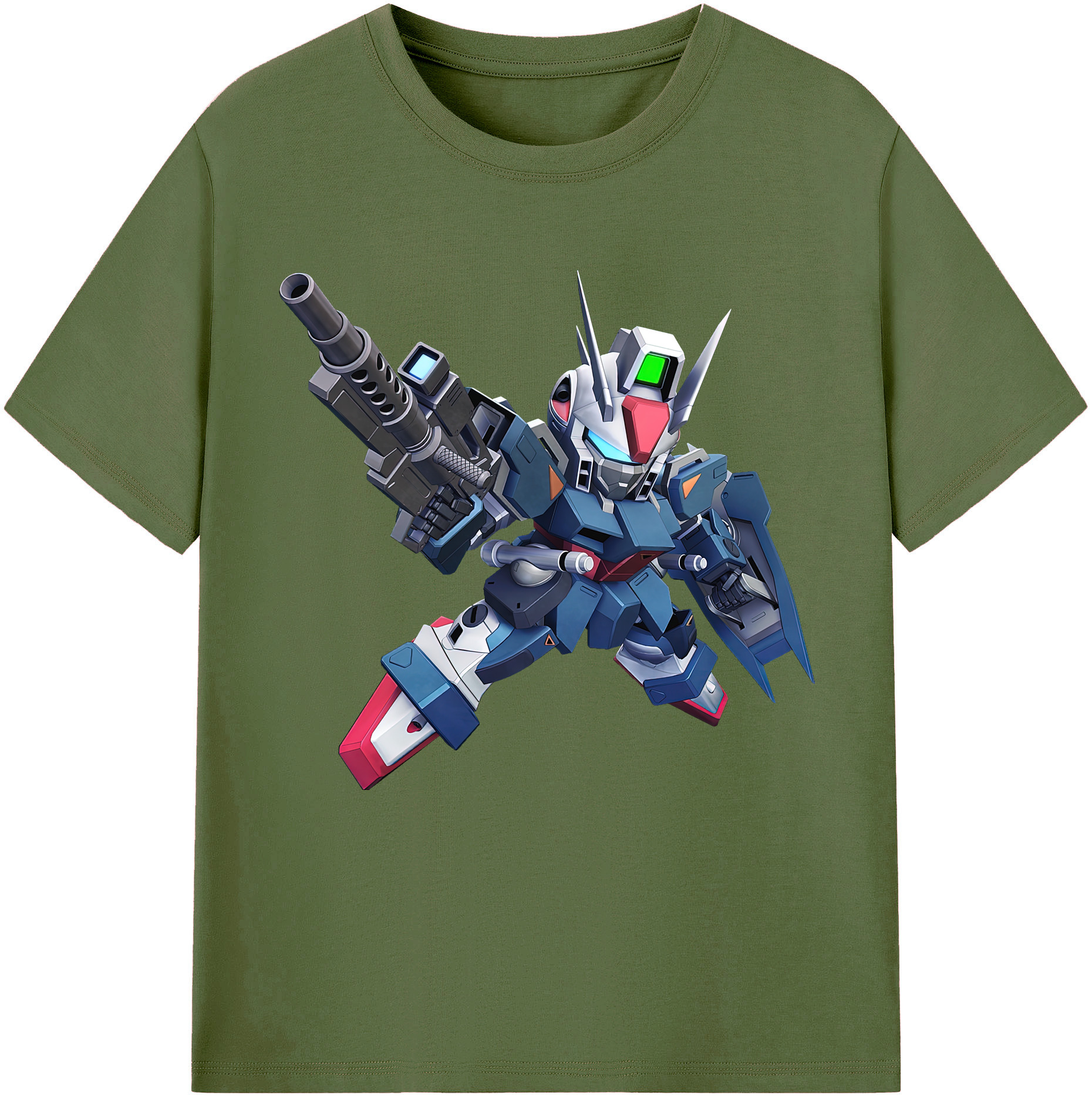 （画像用） 機動戦士ガンダム Mobile Suit Gundam 綿100％半袖Tシャツ（フロントプリント）